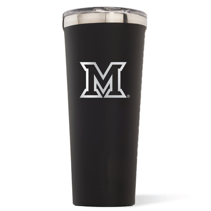 Triple Insulated Corkcicle Tumbler with Miami University RedHawks Primary Logo