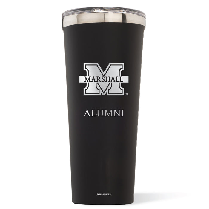 Triple Insulated Corkcicle Tumbler with Marshall Thundering Herd Mom Primary Logo