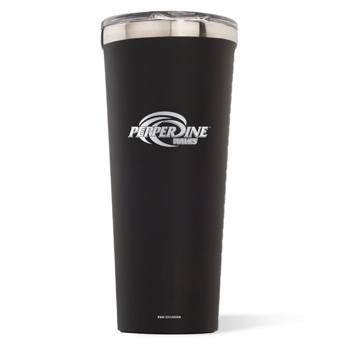 Triple Insulated Corkcicle Tumbler with Pepperdine Waves Primary Logo