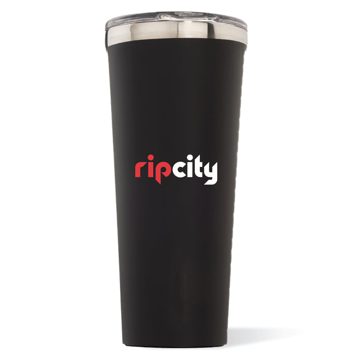 Triple Insulated Corkcicle Tumbler with Portland Trailblazers Secondary Logo