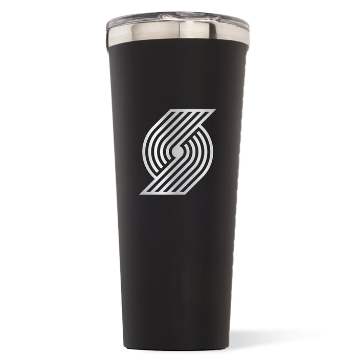 Triple Insulated Corkcicle Tumbler with Portland Trailblazers Primary Logo