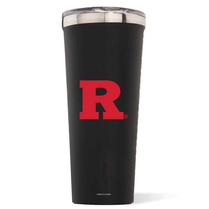 Triple Insulated Corkcicle Tumbler with Rutgers Scarlet Knights Primary Logo