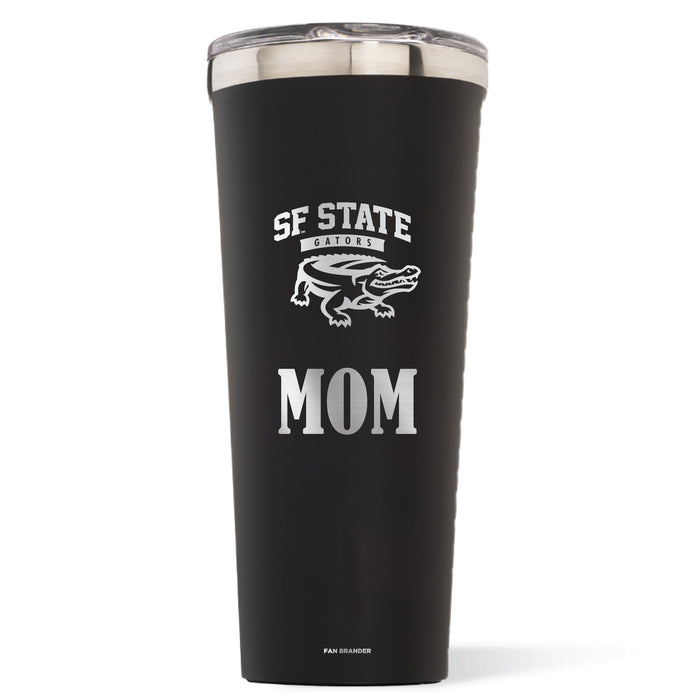 Triple Insulated Corkcicle Tumbler with San Francisco State U Gators Mom Primary Logo