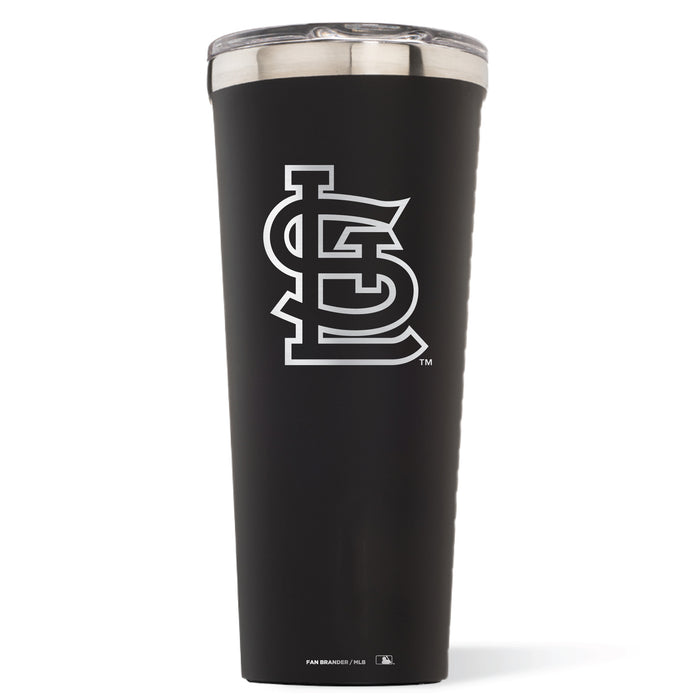 Triple Insulated Corkcicle Tumbler with St. Louis Cardinals Etched Secondary Logo