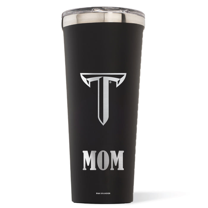 Triple Insulated Corkcicle Tumbler with Troy Trojans Mom Primary Logo