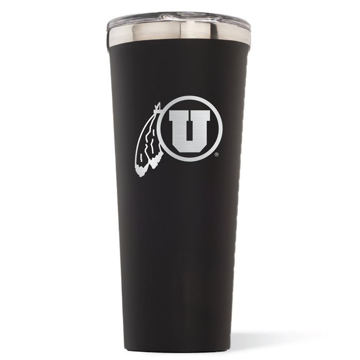 Triple Insulated Corkcicle Tumbler with Utah Utes Primary Logo