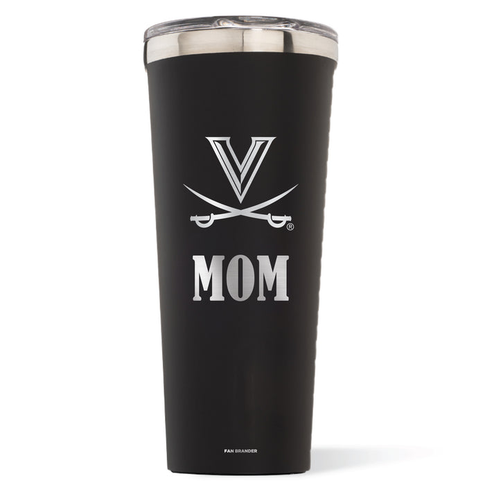 Triple Insulated Corkcicle Tumbler with Virginia Cavaliers Mom Primary Logo