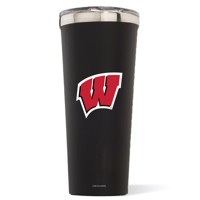 Triple Insulated Corkcicle Tumbler with Wisconsin Badgers Primary Logo