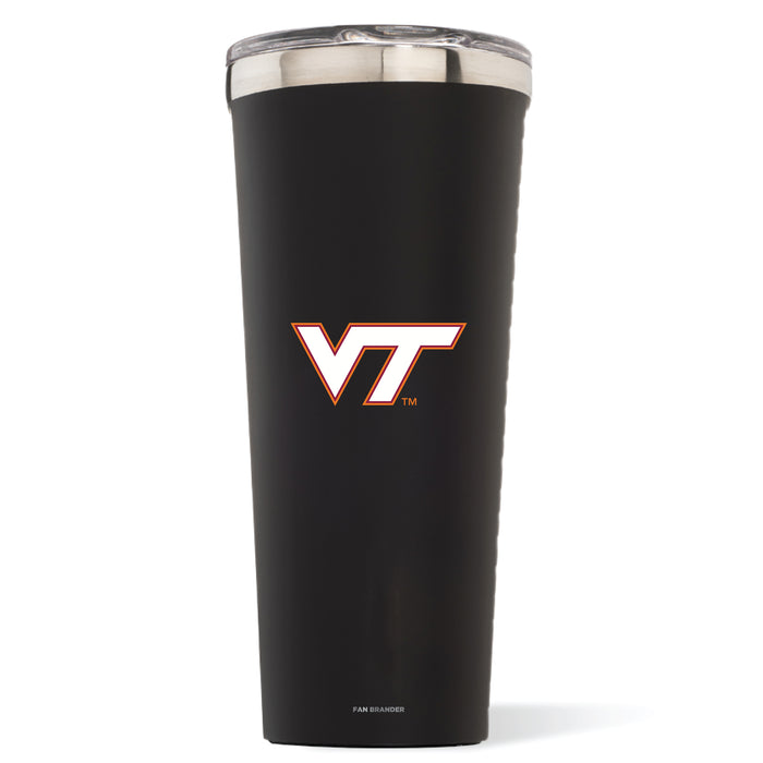 Triple Insulated Corkcicle Tumbler with Virginia Tech Hokies Primary Logo