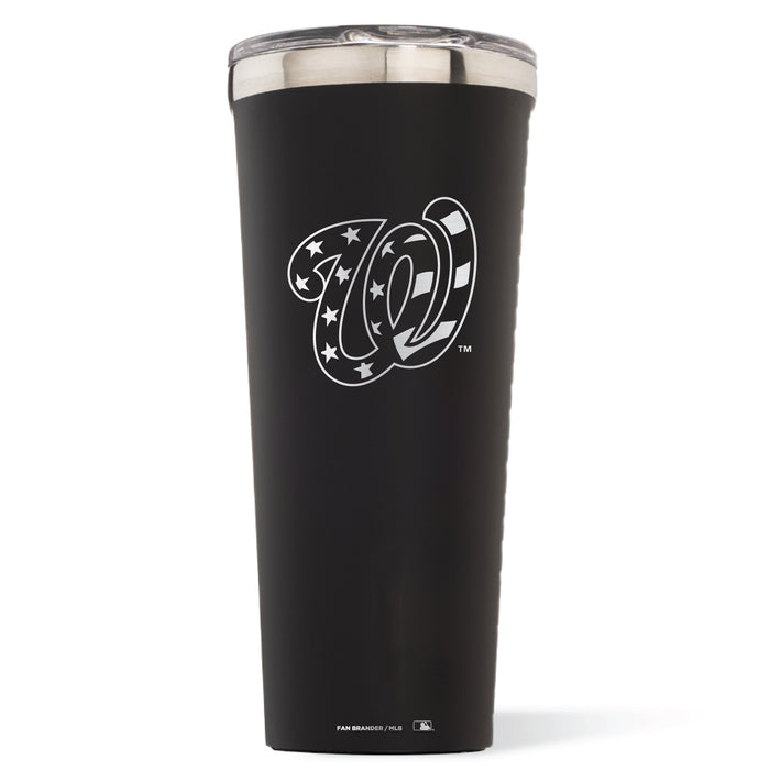 Triple Insulated Corkcicle Tumbler with Washington Nationals Etched Secondary Logo