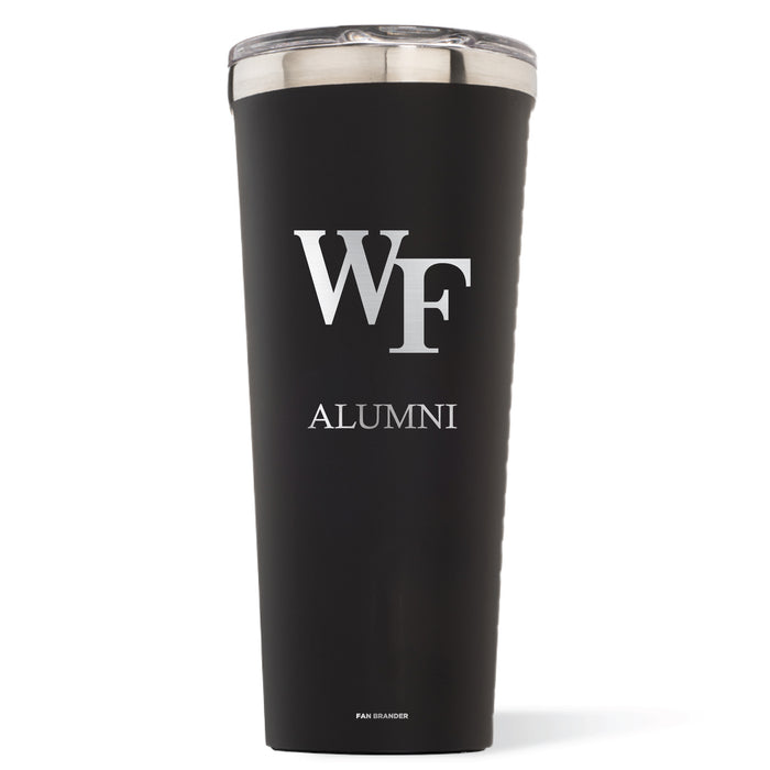 Triple Insulated Corkcicle Tumbler with Wake Forest Demon Deacons Mom Primary Logo