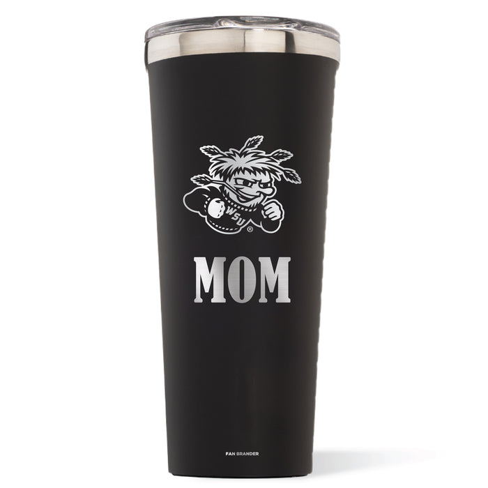 Triple Insulated Corkcicle Tumbler with Wichita State Shockers Mom Primary Logo