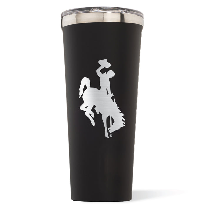 Triple Insulated Corkcicle Tumbler with Wyoming Cowboys Primary Logo