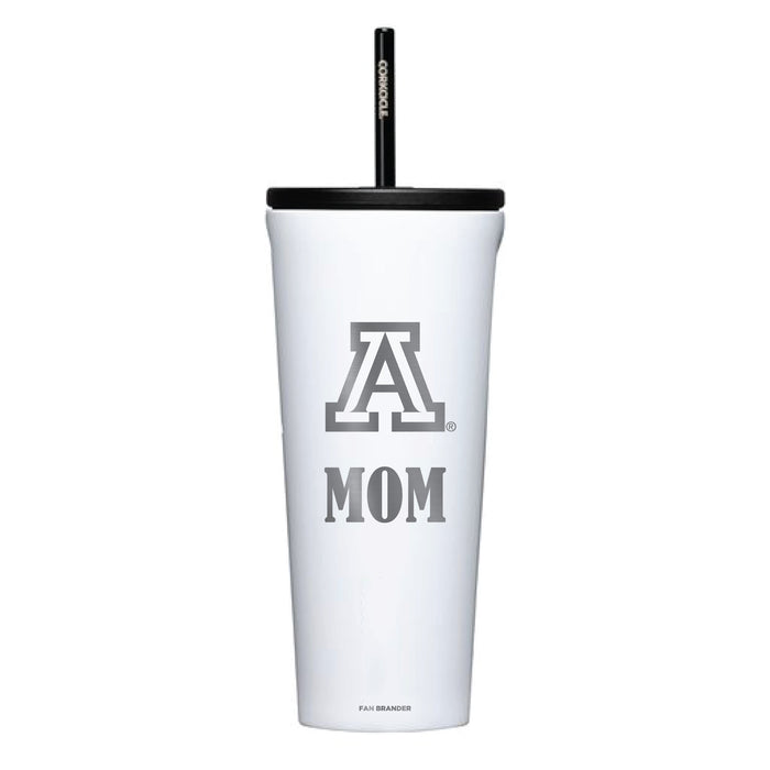 Corkcicle Cold Cup Triple Insulated Tumbler with Arizona Wildcats Mom Primary Logo