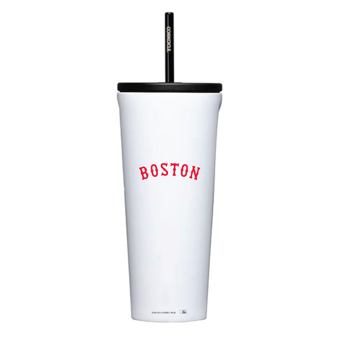 Corkcicle Cold Cup Triple Insulated Tumbler with Boston Red Sox Wordmark Logo