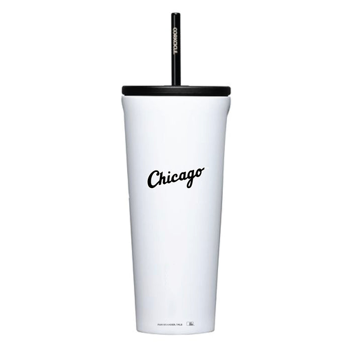Corkcicle Cold Cup Triple Insulated Tumbler with Chicago White Sox Wordmark Logo