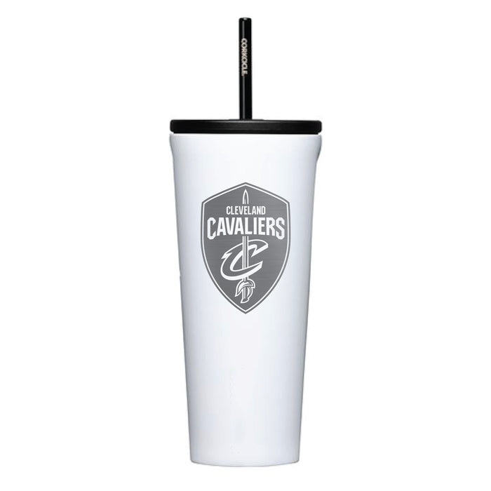 Corkcicle Cold Cup Triple Insulated Tumbler with Cleveland Cavaliers Etched Primary Logo