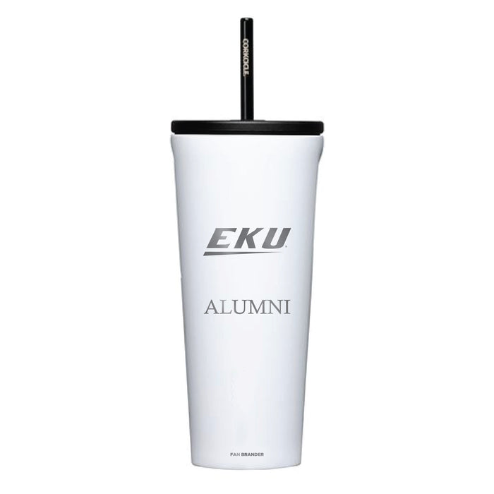Corkcicle Cold Cup Triple Insulated Tumbler with Eastern Kentucky Colonels Alumni Primary Logo