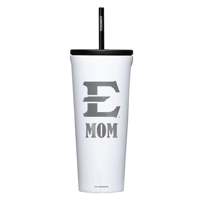 Corkcicle Cold Cup Triple Insulated Tumbler with Eastern Tennessee State Buccaneers Mom Primary Logo