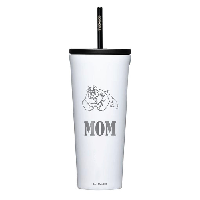Corkcicle Cold Cup Triple Insulated Tumbler with Fresno State Bulldogs Mom Primary Logo
