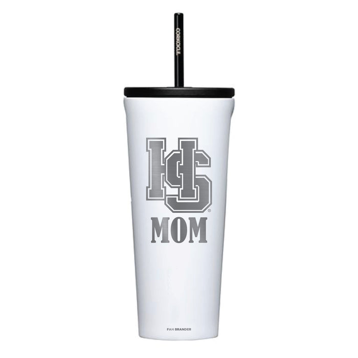 Corkcicle Cold Cup Triple Insulated Tumbler with Hampden Sydney Mom Primary Logo