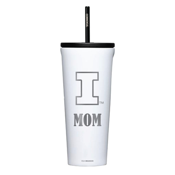 Corkcicle Cold Cup Triple Insulated Tumbler with Illinois Fighting Illini Mom Primary Logo