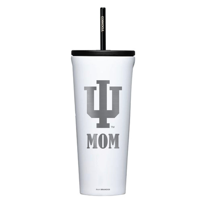 Corkcicle Cold Cup Triple Insulated Tumbler with Indiana Hoosiers Mom Primary Logo