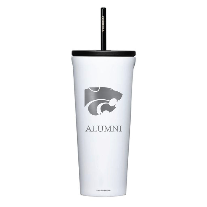 Corkcicle Cold Cup Triple Insulated Tumbler with Kansas State Wildcats Alumni Primary Logo