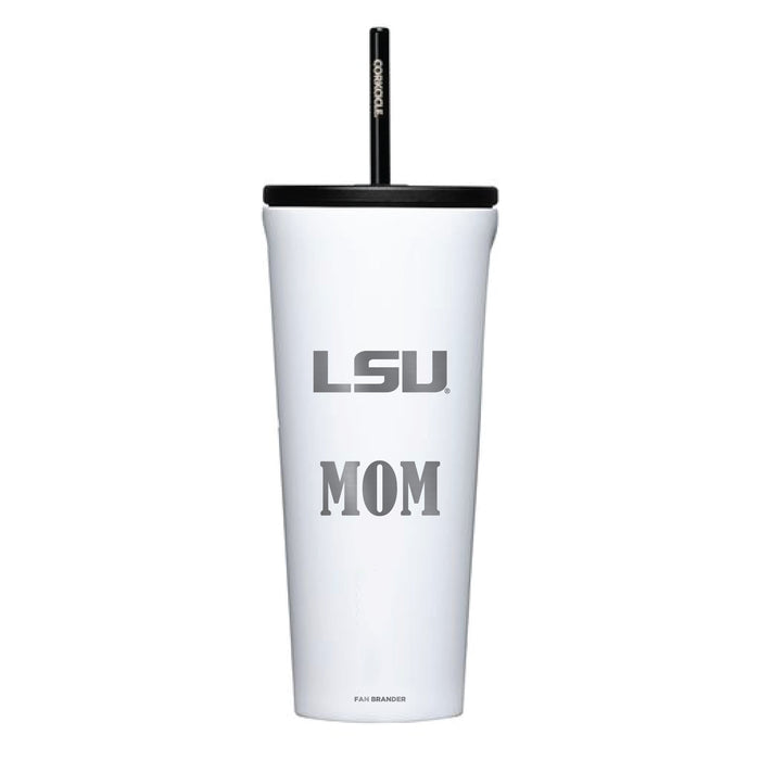 Corkcicle Cold Cup Triple Insulated Tumbler with LSU Tigers Mom Primary Logo