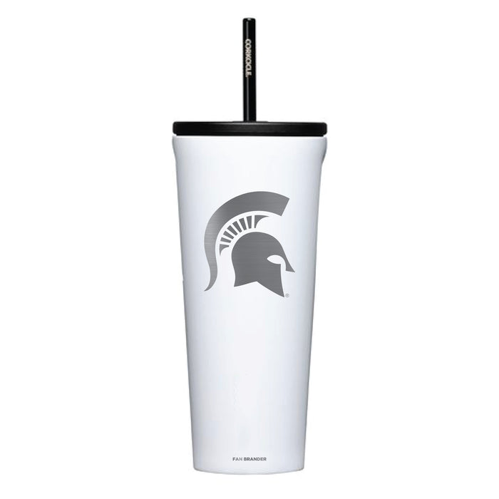 Corkcicle Cold Cup Triple Insulated Tumbler with Michigan State Spartans Primary Logo