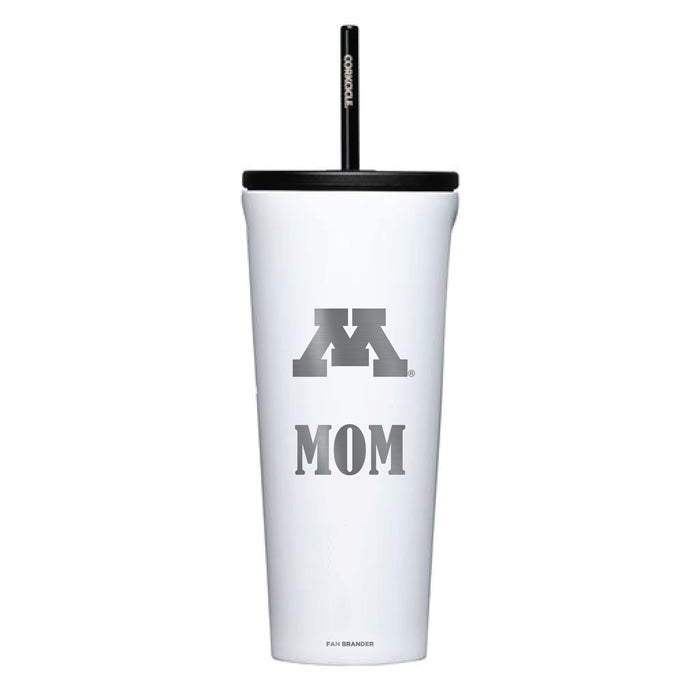 Corkcicle Cold Cup Triple Insulated Tumbler with Minnesota Golden Gophers Mom Primary Logo