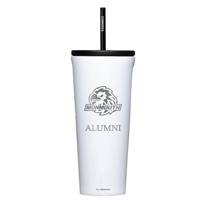 Corkcicle Cold Cup Triple Insulated Tumbler with Monmouth Hawks Alumni Primary Logo