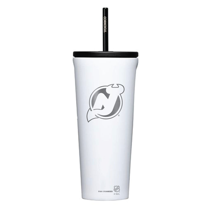 Corkcicle Cold Cup Triple Insulated Tumbler with New Jersey Devils Primary Logo