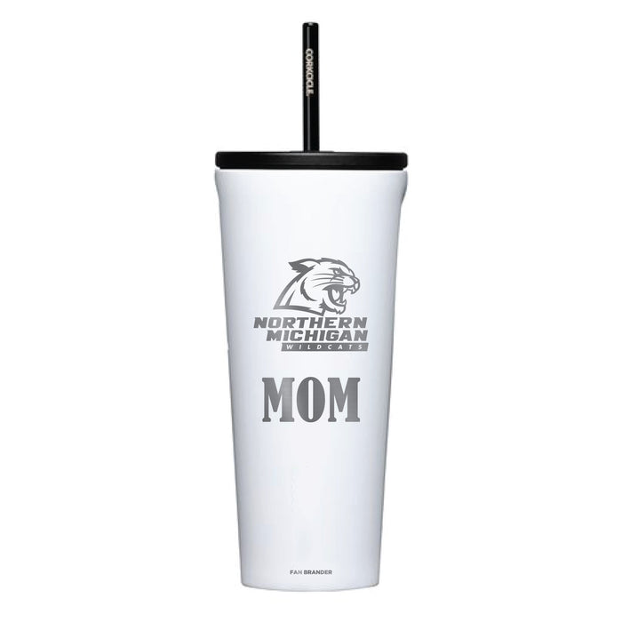 Corkcicle Cold Cup Triple Insulated Tumbler with Northern Michigan University Wildcats Mom Primary Logo
