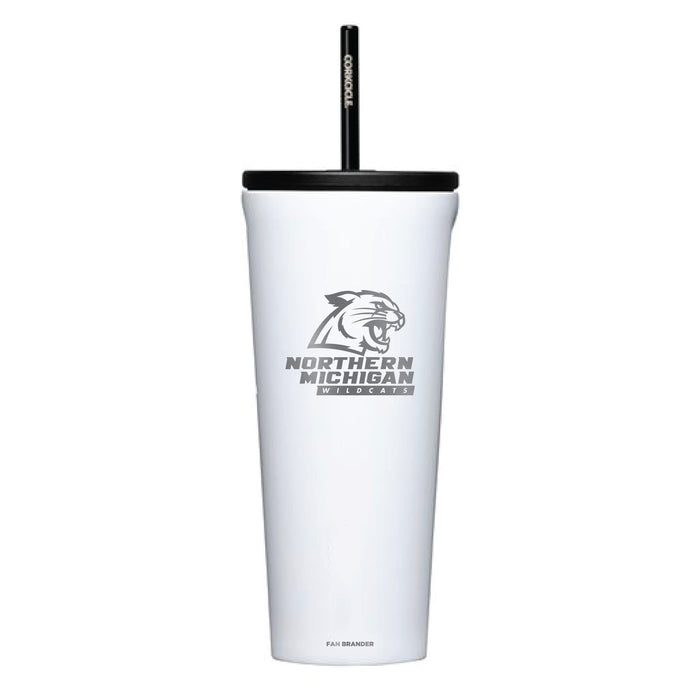 Corkcicle Cold Cup Triple Insulated Tumbler with Northern Michigan University Wildcats Primary Logo