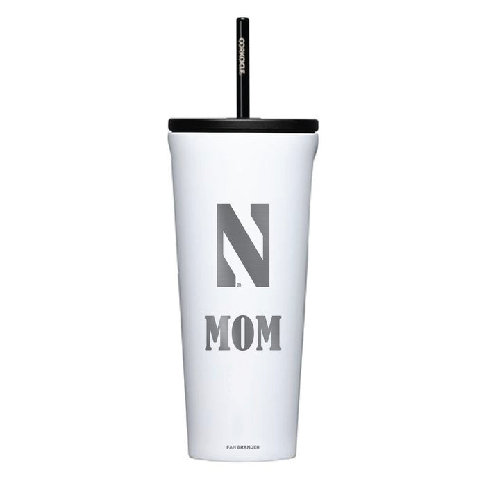 Corkcicle Cold Cup Triple Insulated Tumbler with Northwestern Wildcats Mom Primary Logo