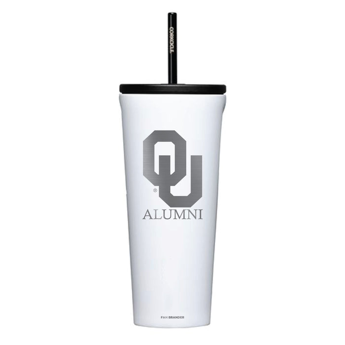 Corkcicle Cold Cup Triple Insulated Tumbler with Oklahoma Sooners Alumni Primary Logo