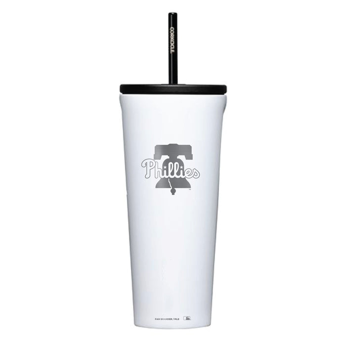 Corkcicle Cold Cup Triple Insulated Tumbler with Philadelphia Phillies Primary Logo