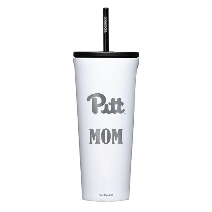 Corkcicle Cold Cup Triple Insulated Tumbler with Pittsburgh Panthers Mom Primary Logo