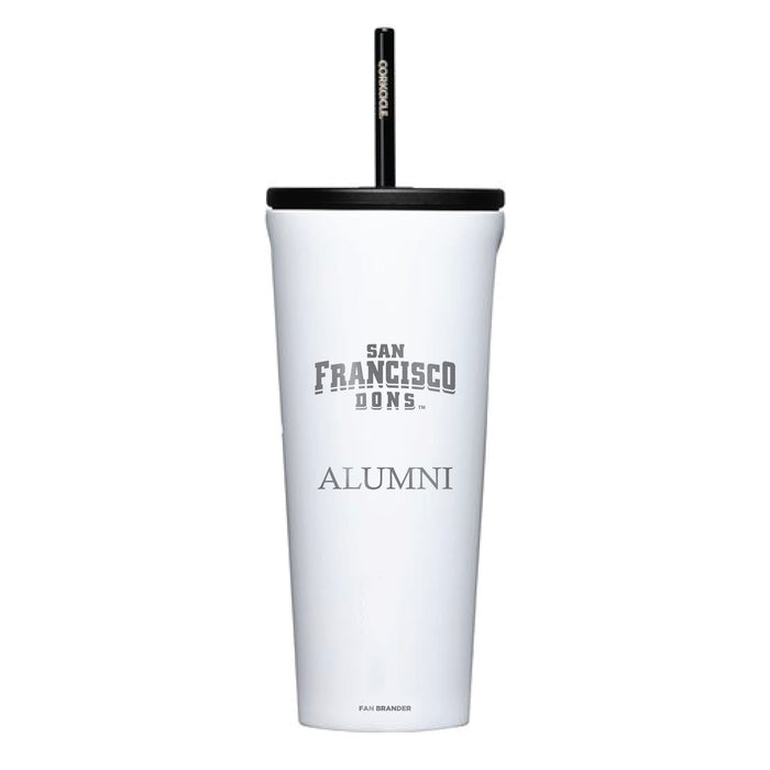 Corkcicle Cold Cup Triple Insulated Tumbler with San Francisco Dons Alumni Primary Logo