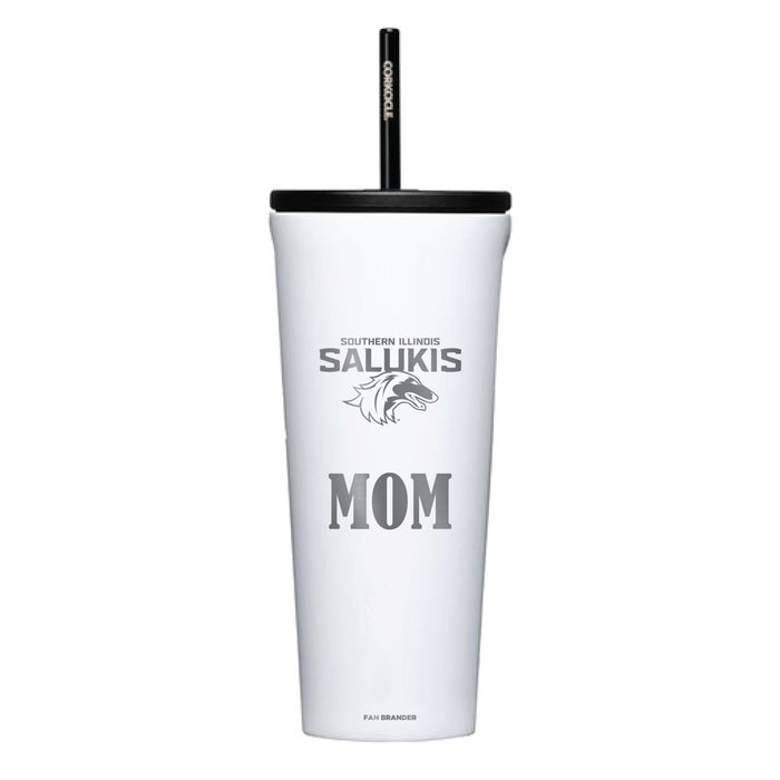 Corkcicle Cold Cup Triple Insulated Tumbler with Southern Illinois Salukis Mom Primary Logo