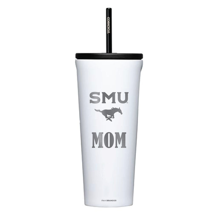 Corkcicle Cold Cup Triple Insulated Tumbler with SMU Mustangs Mom Primary Logo