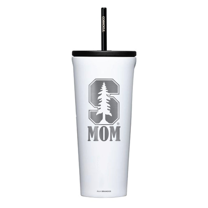 Corkcicle Cold Cup Triple Insulated Tumbler with Stanford Cardinal Mom Primary Logo