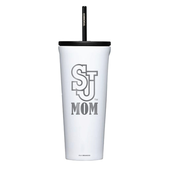 Corkcicle Cold Cup Triple Insulated Tumbler with St. John's Red Storm Mom Primary Logo