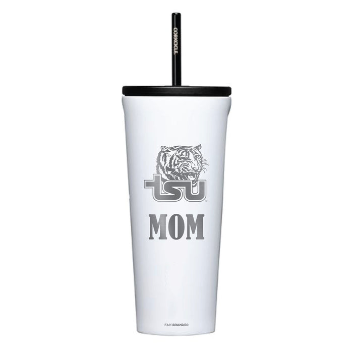 Corkcicle Cold Cup Triple Insulated Tumbler with Tennessee State Tigers Mom Primary Logo