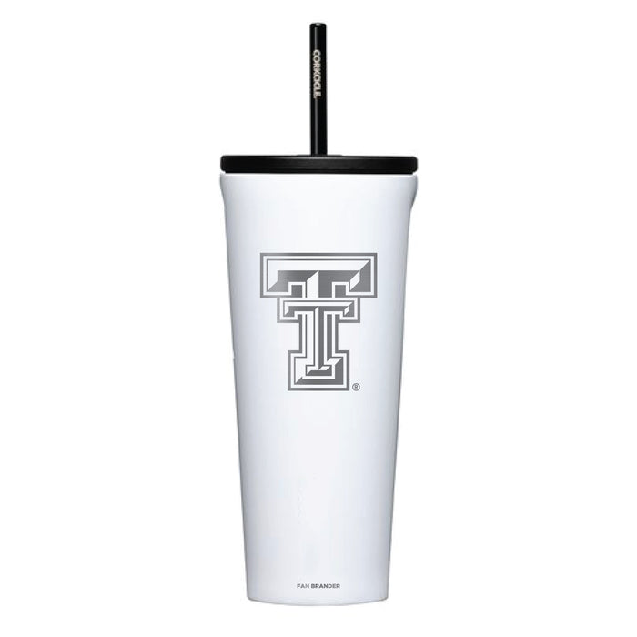Corkcicle Cold Cup Triple Insulated Tumbler with Texas Tech Red Raiders Primary Logo