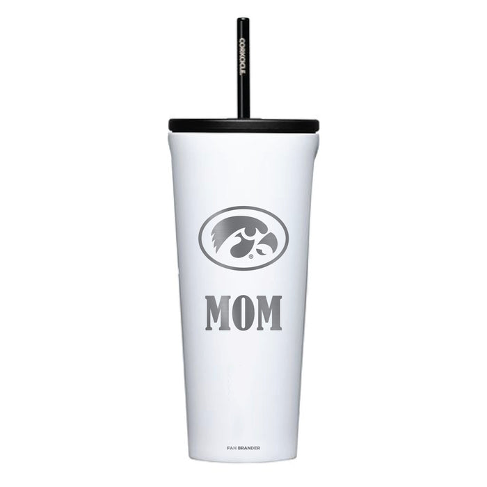 Corkcicle Cold Cup Triple Insulated Tumbler with Iowa Hawkeyes Mom Primary Logo