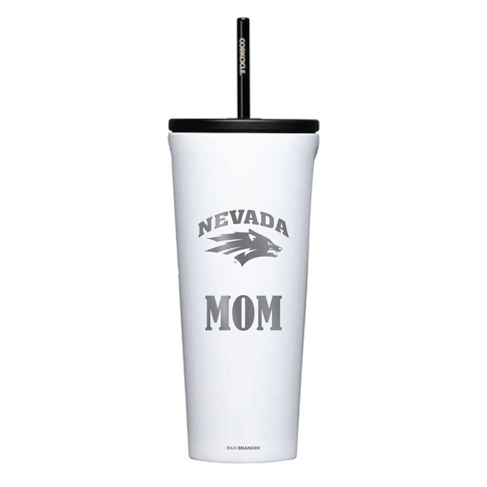 Corkcicle Cold Cup Triple Insulated Tumbler with Nevada Wolf Pack Mom Primary Logo