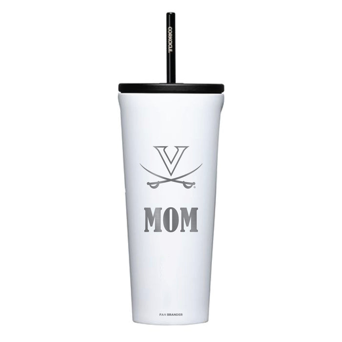 Corkcicle Cold Cup Triple Insulated Tumbler with Virginia Cavaliers Mom Primary Logo