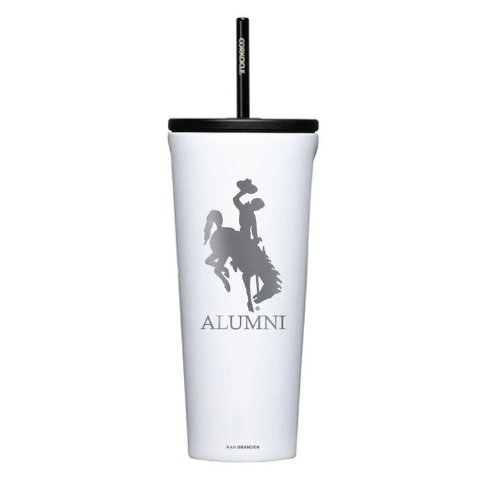 Corkcicle Cold Cup Triple Insulated Tumbler with Wyoming Cowboys Alumni Primary Logo